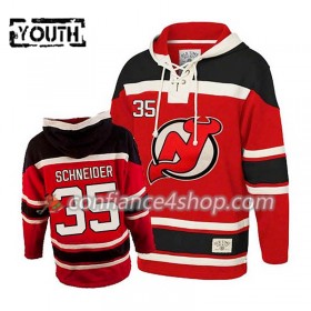 Adidas Maillot de Hockey New Jersey Devils Cory Schneider 35 Rouge Sawyer Chandails à capuchon - Enfant